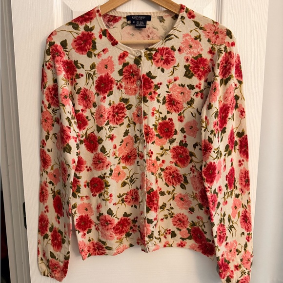 Vintage Floral Cardigan Sweater - Picture 1 of 4